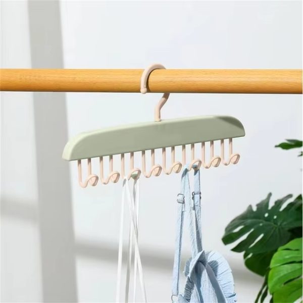 8 hooks multi purpose hook and adhesive hanger for kitchen bathroom cabinet random color 7