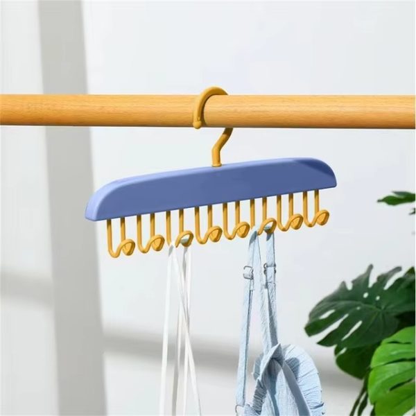 8 hooks multi purpose hook and adhesive hanger for kitchen bathroom cabinet random color 8