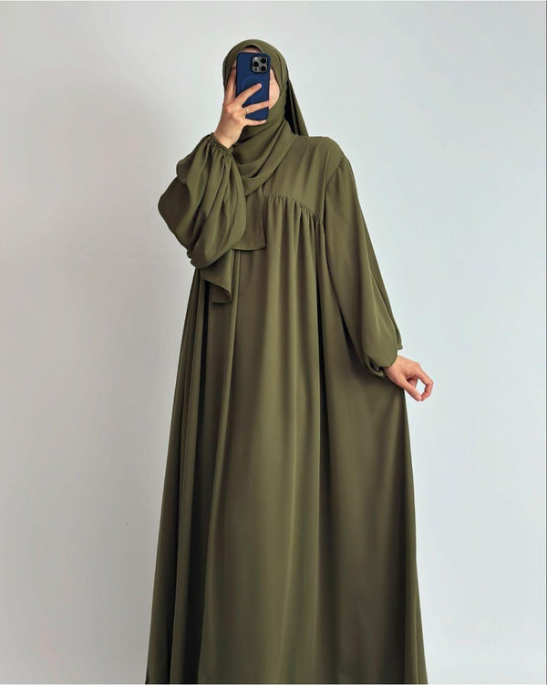 abaya-women-green