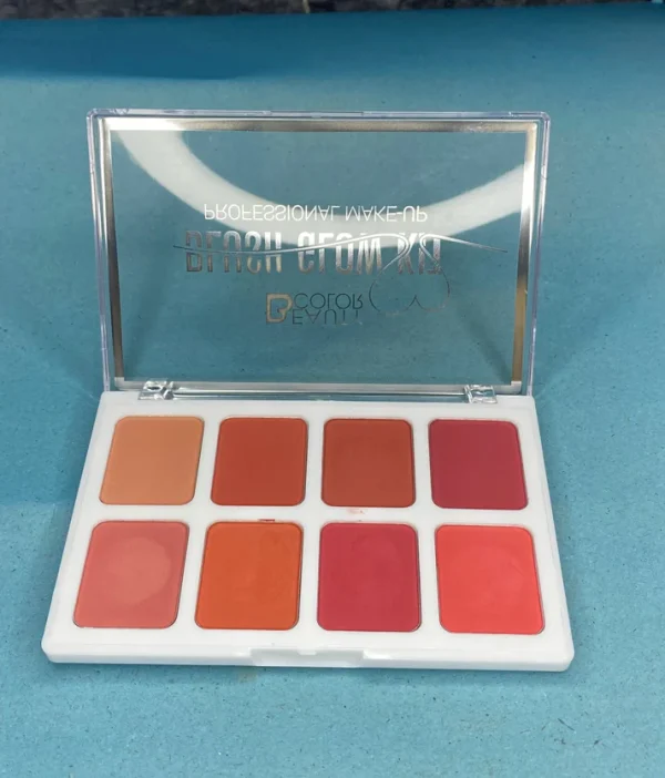 beauty color blush glow kit 8 vibrant colours palette 3