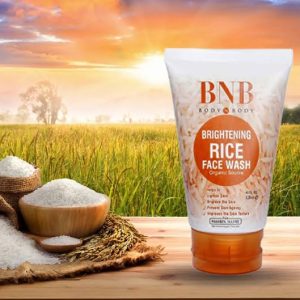 Brightening Rice Face Wash Organic and Dermatologist Tested rt