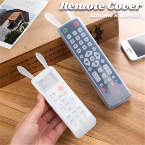 cute rabbit silicone remote control protective case 2 1