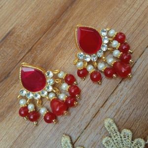 Ear Studs Gold-Plated for Women and Girls 6y