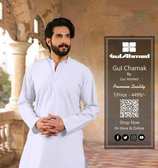 Gul Ahmed Cotton Sotton Mens Plain Unstitched Suit ty6 fr5 89