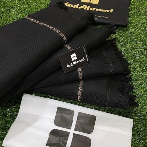 GUL AHMED Mens Cotton Velvet Texture Shawl br 5 6
