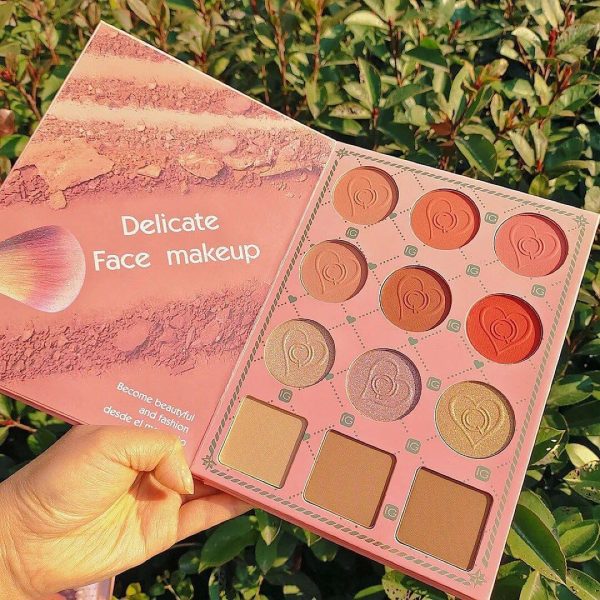 igoodco strawberry moonlight eyeshadow palette pearlescent blush and eyeshadow palette 7