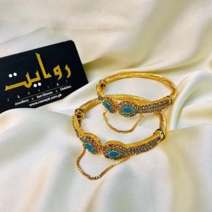 Kara Bracelet by RAWAYAT Gold Plated Openable Kara Bracelet b5r