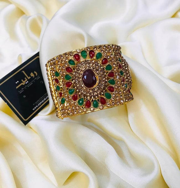 Kara Bracelet by RAWAYAT Gold Plated Openable Kara Bracelet Design 45t