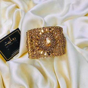 Kara Bracelet by RAWAYAT Gold Plated Openable Kara Bracelet Design 4t5