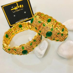 Kara Bracelet by RAWAYAT Gold Plated Openable Kara Bracelet Design fr456