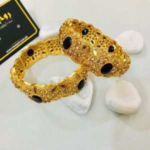 Kara Bracelet by RAWAYAT Gold Plated Openable Kara Bracelet Design g45