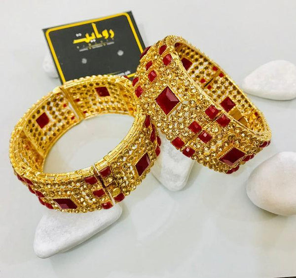 Kara Bracelet by RAWAYAT Gold Plated Openable Kara Bracelet Design g453e