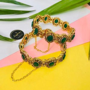 Kara Bracelet by RAWAYAT Gold Plated Openable Kara Bracelet Design gh5