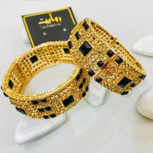 Kara Bracelet by RAWAYAT Gold Plated Openable Kara Bracelet Design we3