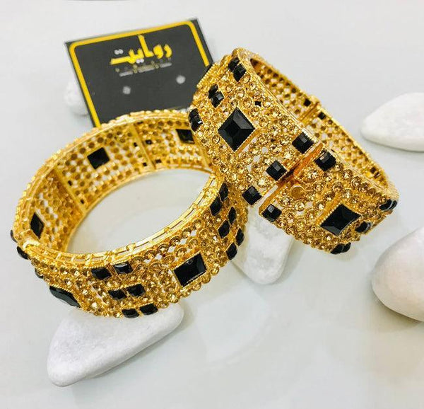 Kara Bracelet by RAWAYAT Gold Plated Openable Kara Bracelet Design we3