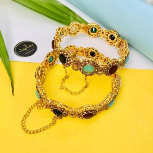 Kara Bracelet by RAWAYAT Gold Plated Openable Kara Bracelet Design y7f4