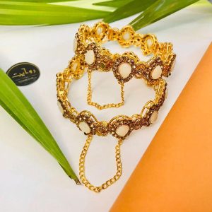 Kara Bracelet by RAWAYAT Gold Plated Openable Kara Bracelet v4y