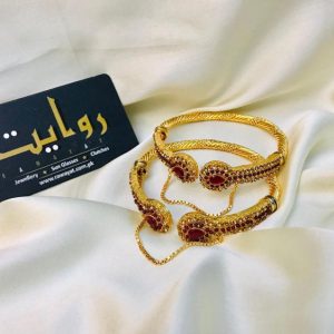 Kara Bracelet by RAWAYAT Gold Plated Openable Kara Bracelet v6