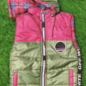 Kids Sleeveless Parachute Jacket pnk 45