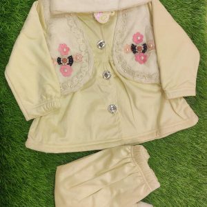Kids Velvet Printed Shirt and Trouser Suit 5 6 456
