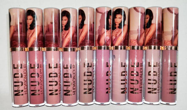 Lip Gloss by NUDE Pack of 10 Long Lasting Premium Quality 5t6