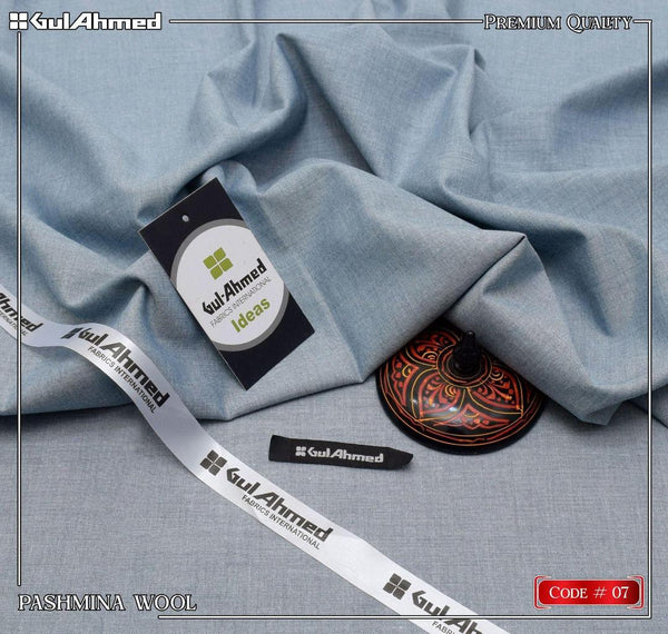 Men Unstitched Wool Plain Suit by GUL AHMED 123