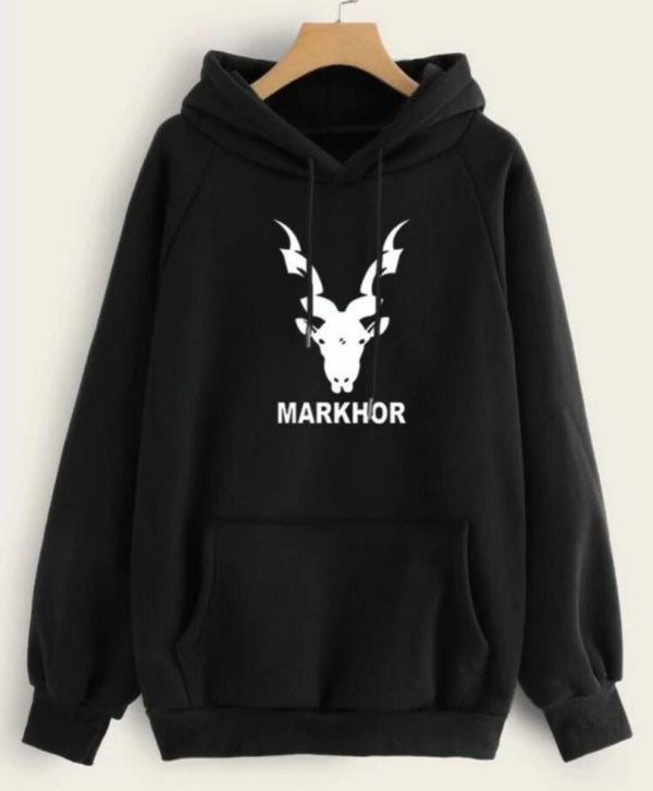 Mens Cotton Printed Hoodie black 6 4 55