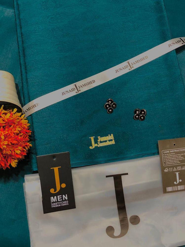 Men’s Unstitched Cotton Self Print Suit by J dot gr5 65t