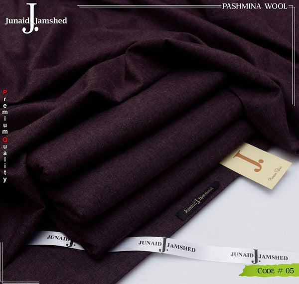 Mens Unstitched Wool Plain Suit by J dot JUNAID JAMSHED 92 61