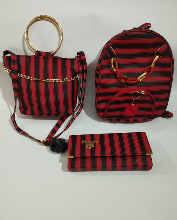 Mother and Daughter Bag Deal lines red
