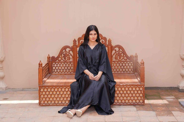 Women's Stitched Silk Kaftan Gown