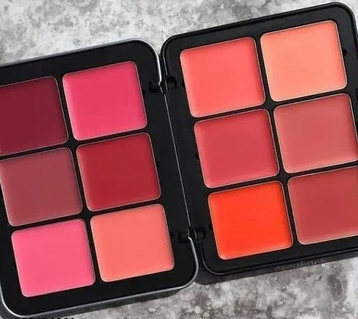 secret 12 colours creamy blush palette and contour for lip cheeks and eyes 2