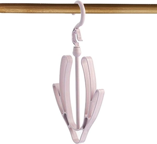 shoe drying stand hanging racks for balcony cabinet cup board hook racks organizer pink 3