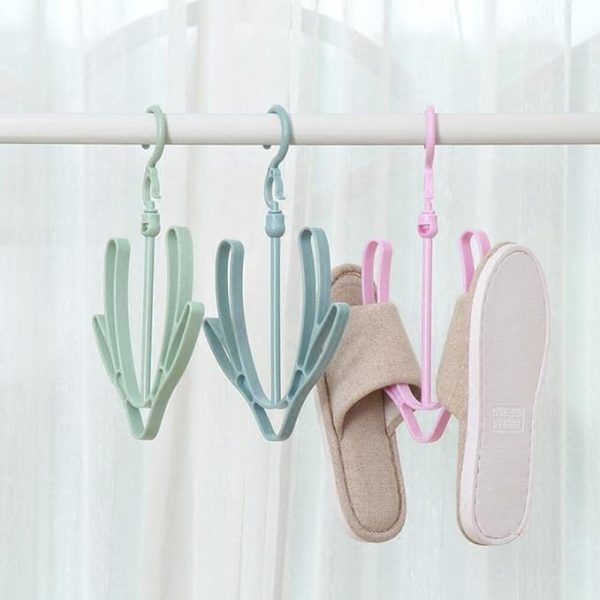 shoe drying stand hanging racks for balcony cabinet cup board hook racks organizer pink 8