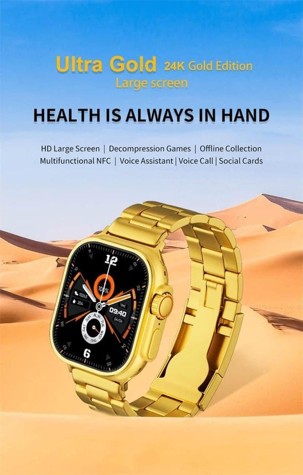 Smart watches gold palted for male female and kids