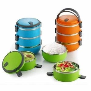 Stainless Steel Tiffin Box 3 Layer 67u8