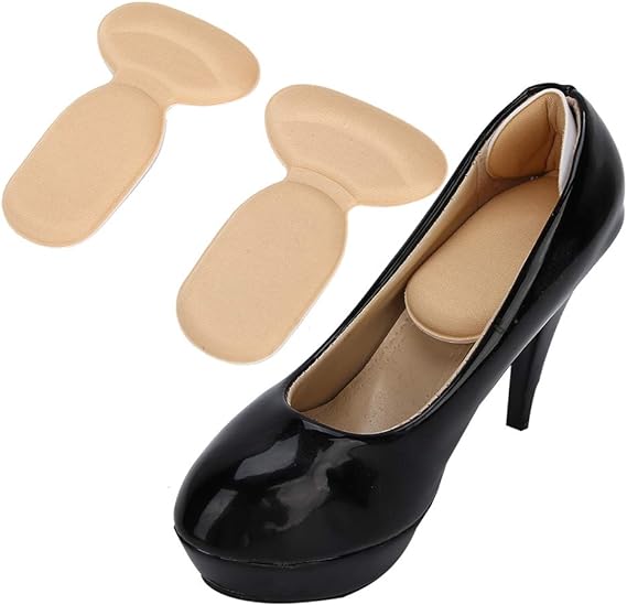 t shape high heel grip for foot support heel cushion pads t shape heel sticker tape arch support insoles high heeled shoes patches foot care protector 2 1