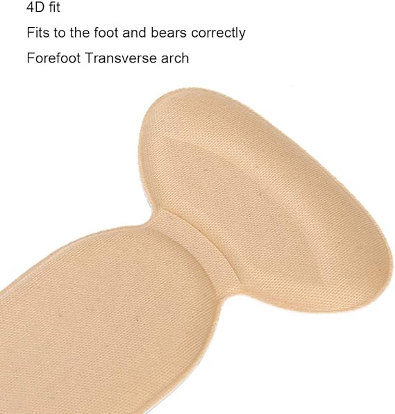 t shape high heel grip for foot support heel cushion pads t shape heel sticker tape arch support insoles high heeled shoes patches foot care protector 5 1