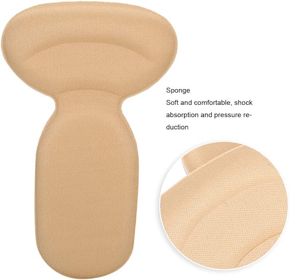 t shape high heel grip for foot support heel cushion pads t shape heel sticker tape arch support insoles high heeled shoes patches foot care protector 6 1