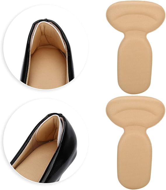 t shape high heel grip for foot support heel cushion pads t shape heel sticker tape arch support insoles high heeled shoes patches foot care protector 7 1