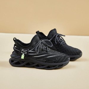 Womens Breathable Spring Shoes black 6 7