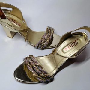 Womens Fancy Heels Rhinestone Synthetic Leather Sandal vc4423c