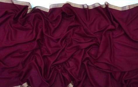 Womens Pashmina Plain Shawl maroon