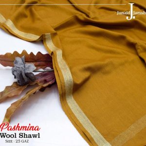 Womens Pashmina Wool Shawl J dot yellow22