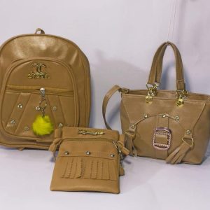 Womens Rexine Beaded Shoulder Bag Deal brown 6 7 43