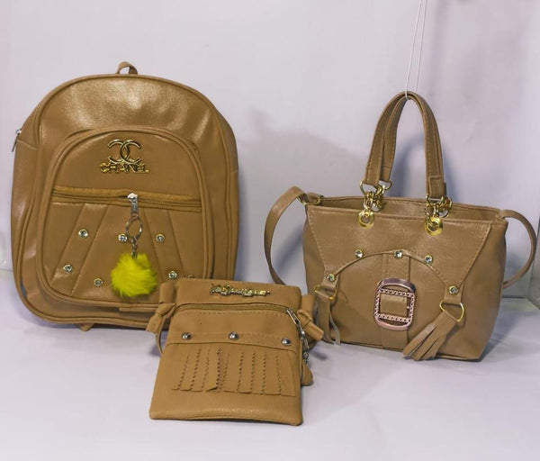 Womens Rexine Beaded Shoulder Bag Deal brown 6 7 43