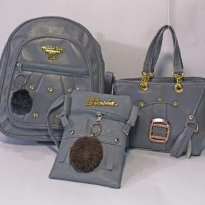 Womens Rexine Beaded Shoulder Bag Deal grey 6 7 43