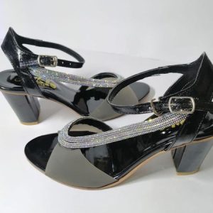 Womens Rexine Fancy Wedges Comfortable Sandal black 7 y8i0