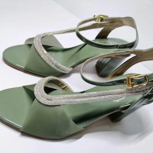 Womens Rexine Fancy Wedges Comfortable Sandal green y8i0