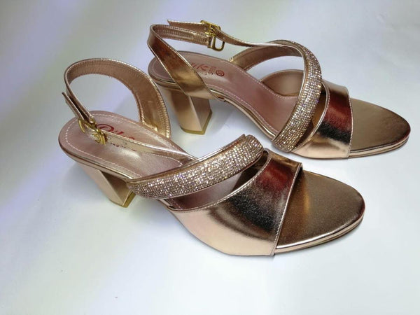 Womens Rexine Fancy Wedges Heels Rhinestone Sandal u87 f 9o